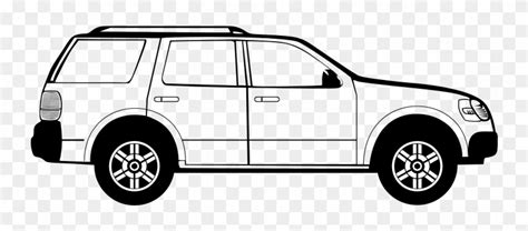 Car Side View Vector Free Transparent Png Clipart Images Download