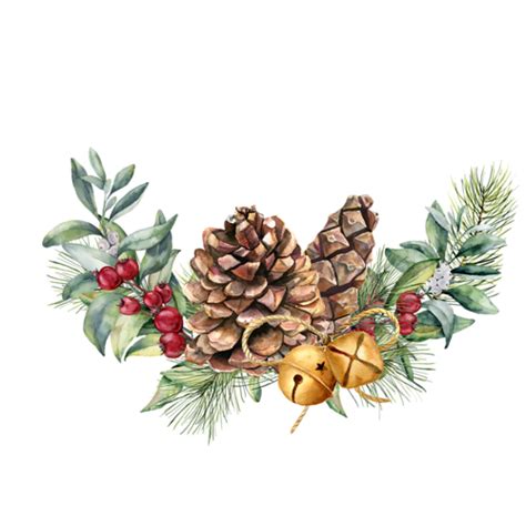 Christmas Pine Cone Png Photo Png Mart