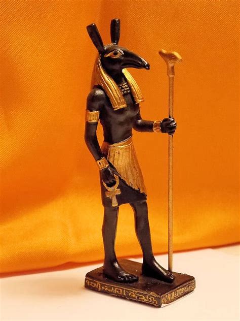 This is an achingly beautiful altar piece for seth. Dollhouse Egyptian God Seth Egyptian Figure 3 1/4 Tall