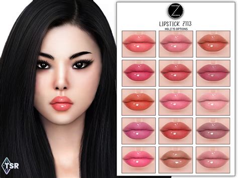 Lipstick Z113 By Zenx From Tsr Sims 4 Downloads