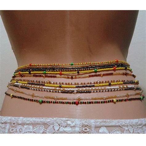 Wholesale Women Cheap African Sexy Glass Seed Waist Beads Belly Chain