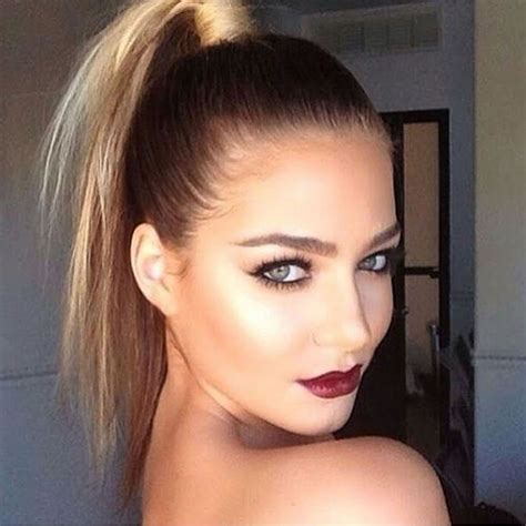 23 Slicked Back Ponytail Hairstyles Hairstyle Catalog