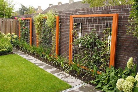 See more ideas about trellis, grape vine trellis, grape trellis. steel wire trellis | via courtney johnson | Diy garden trellis, Garden trellis, Garden vines