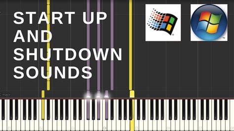 Windows Startup And Shutdown Sounds In Synthesia 31 10 Youtube