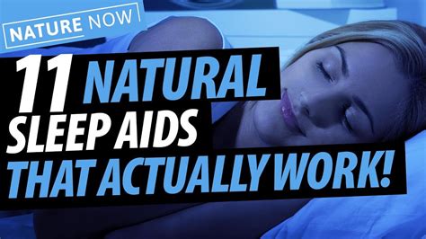 11 Natural Sleep Aids That Actually Work Youtube