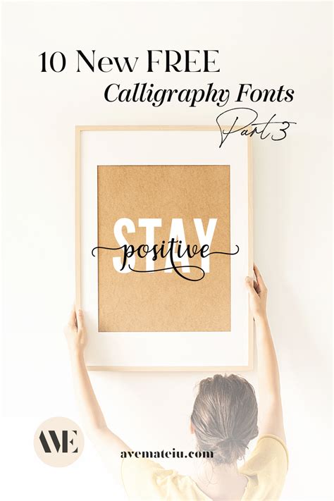 10 New Free Beautiful Calligraphy Fonts Part 3 Ave Mateiu Free