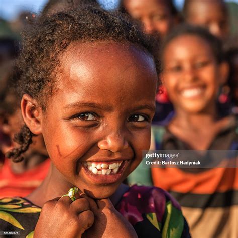 Group Of Happy African Children East Africa High Res Stock Photo