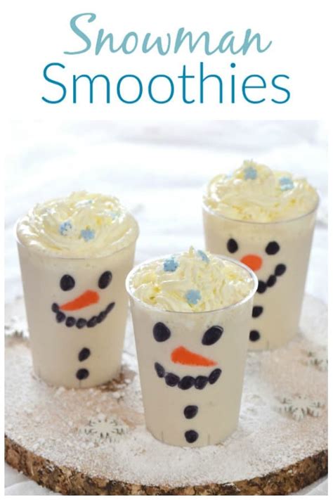 Do you need some inspiration for yummy & nutritious meals for your pregnancy diet? Easy Snowman Smoothies Recipe