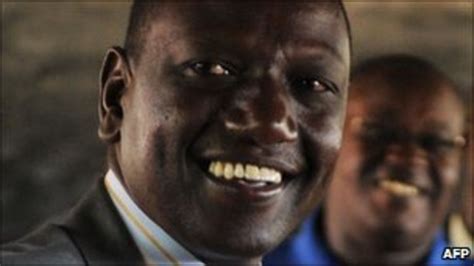 Accused Kenyan Minister William Ruto Is Suspended Bbc News