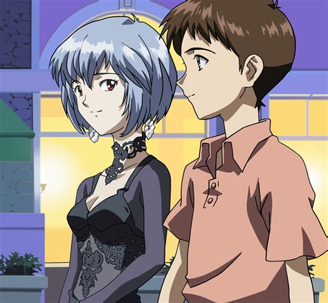 Neon Genesis Evangelion Rei And Shinji