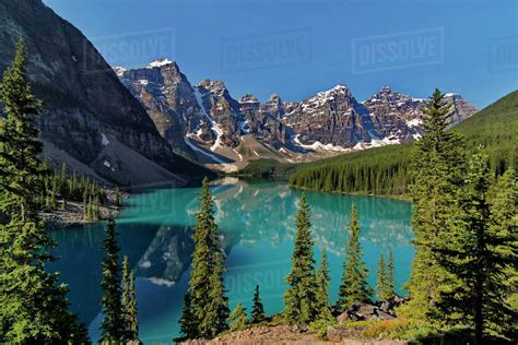 Moraine Lake Valley Of The Ten Peaks Banff National Park Rocky