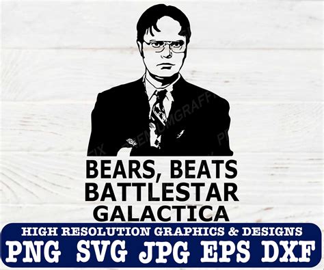 Dwight Schrute Bears Beets Battlestar Galactica Svg Inspired By The