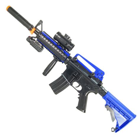 De M83a1 Airsoft Electric M4 Rifle Blue Fubar Bundy Airsoft