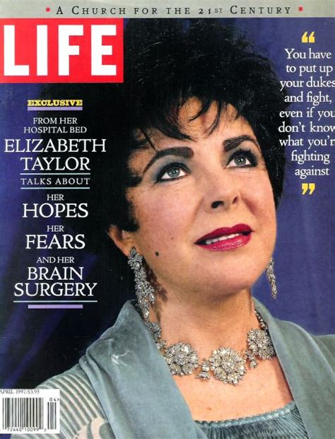 La Liz Iconic Elizabeth Taylor Life Magazine Brain Surgery