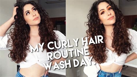 My Curly Hair Routine B C Curls Defined Soft Curls Youtube