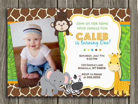 Free Printable Safari Birthday Invitations Birthdaybuzz