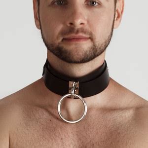 Slave Collar Men BDSM Gear For Men Male Submissive Collar Etsy