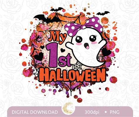 My 1st Halloween Png My First Halloween Girl Png Babys Etsy