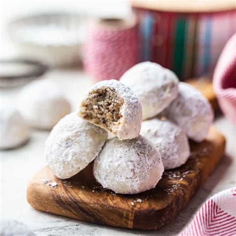 This makes them more like shortbread than, say, sugar cookies. Mexican Christmas Cookies / Snowball Cookies Cafe Delites / The baked cookies are nice and ...