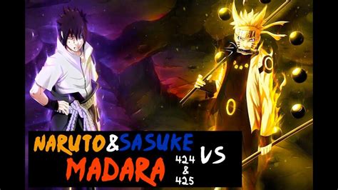 Naruto E Sasuke Vs Madara Análise Episódio 424 E 425 Geekplaybr Youtube