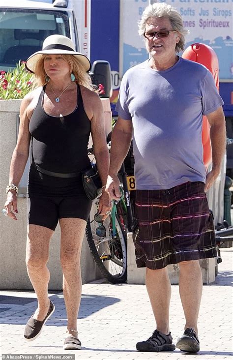 Goldie Hawn And Kurt Russell Keep Things Casual As They Step Out