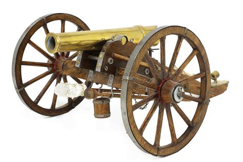 A Model Of An American Civil War Field Cannon Barnebys
