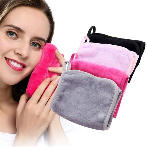 Kapmore 4pcs Makeup Remover Cloth Clean Towel Reusable Skin Care Facial Cleansing Towel Amazon