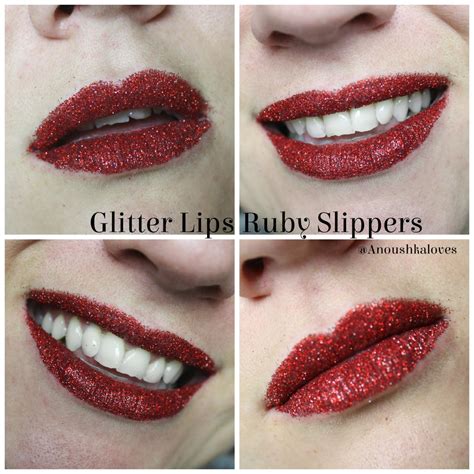 Blogmas 2015 Day 9 Glitter Lips Ruby Slippers Anoushka Loves