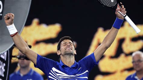 Australian Open 2019 Novak Djokovic Schlägt Lucas Pouille Im