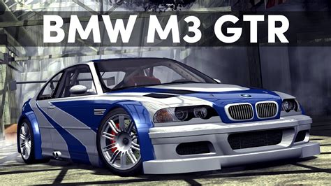 Nfs Most Wanted How To Start A Career With Bmw M Gtr Youtube