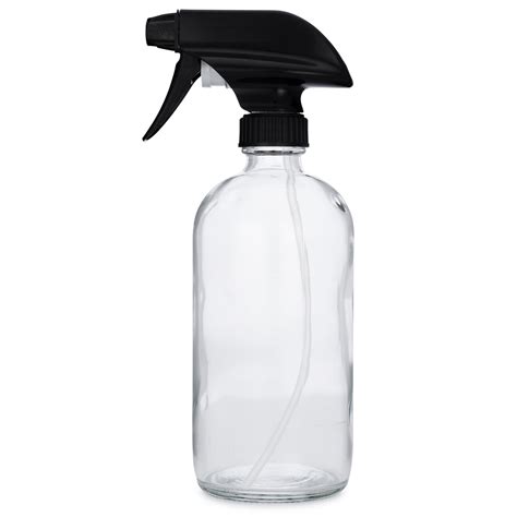 Glass Spray Bottle Black Sprayer Clean Mama