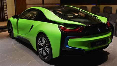 Bmw I8 Finished In Lime Green Is A Sight To Behold Bmw I8 Bmw Lime