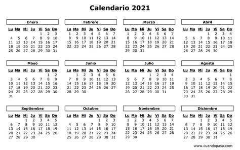 Encuentra tu calendario de marzo 2021 perfecto y cómodo. Calendario 2021