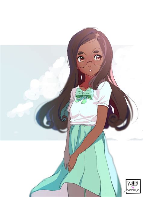 427 Best Images About Cute Blackbrown Skinned Anime On