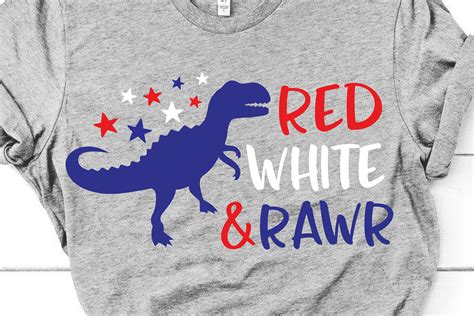 4th Of July Dinosaur Svg Boy Svg For Cricut And Silhouette