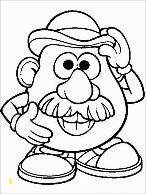 Mr Potato Head Printable Coloring Pages