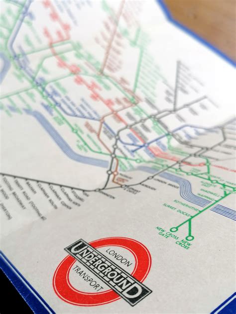 1938 London Underground Pocket Map No1 Hc Beck Iconic Antiques