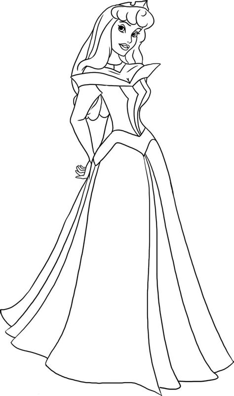 SleepingBeautyColoringPages.jpg (710×1200) Princesas para colorear