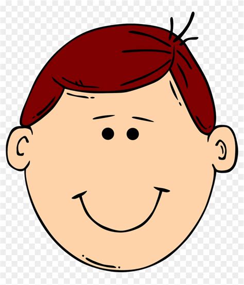 Boy Face Head Smile Young Png Image Cartoon Man Face Free