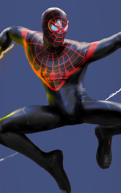 800x1280 Spider Man Miles Morales Marvel 4k Nexus 7samsung Galaxy Tab