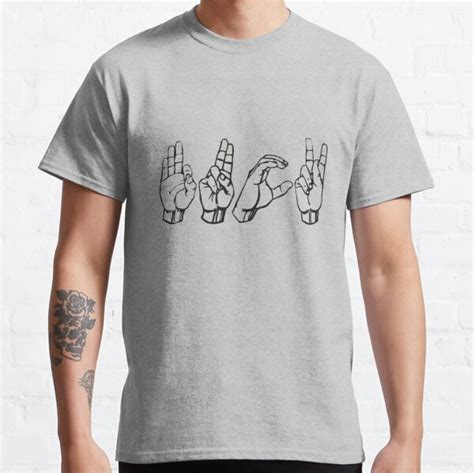 Fuck In Sign Language T Shirt By Anouchka Redbubble
