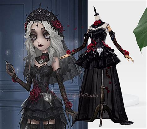 Game Identity V Psychologist Ada Mesmer Cosplay Dress Full Set Etsy