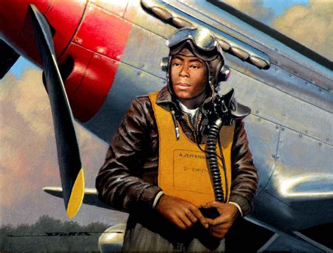 Tuskegee Airman Alexander Jefferson Stan Stokes Artist