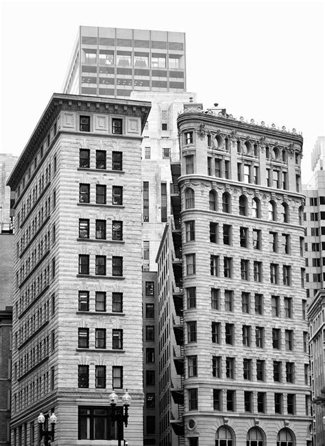 Boston Skyscrapers Black And White Photograph By Staci Bigelow