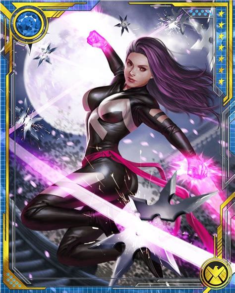 Psylocke Disambiguation Psylocke Marvel Cards Marvel