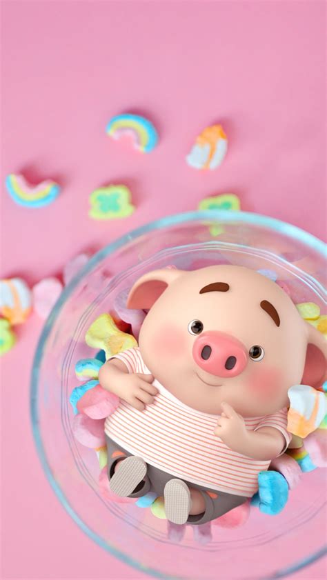 Cute Piglets Pig Wallpaper Cartoon Wallpaper Snoopy Wallpaper This