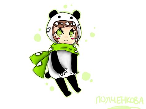 Request Chibi Panda Girl By Kyuumaertje On Deviantart