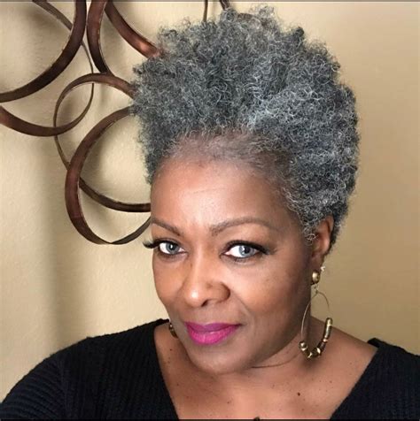 Natural Hair Short Cuts Tapered Natural Hair Natural Gray Hair Short