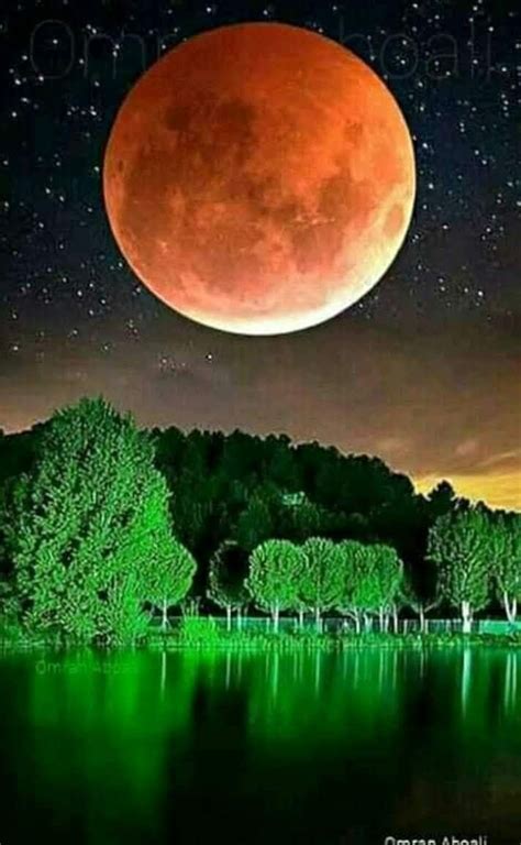 Amazing Nature Beautiful Landscapes Moonlight Photography Moon