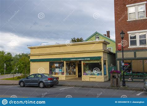 Plymouth Historic Town Center Nh Usa Editorial Stock Photo Image Of